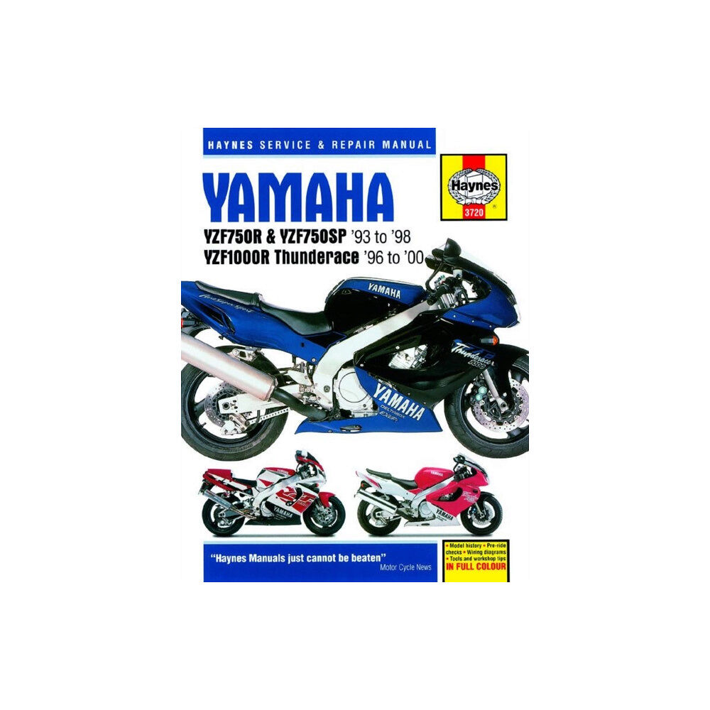 Haynes Publishing Group Yamaha YZF750R & YZF1000R Thunderace (93 - 00) Haynes Repair Manual (häftad, eng)