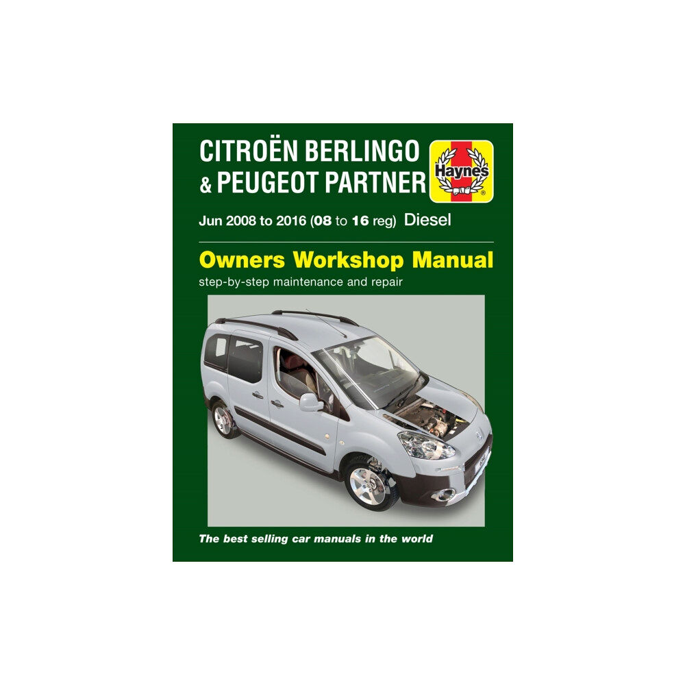 Haynes Publishing Group Citroen Berlingo & Peugeot Partner Diesel (June 08 - 16) 08 to 16 Haynes Repair Manual (häftad, eng)