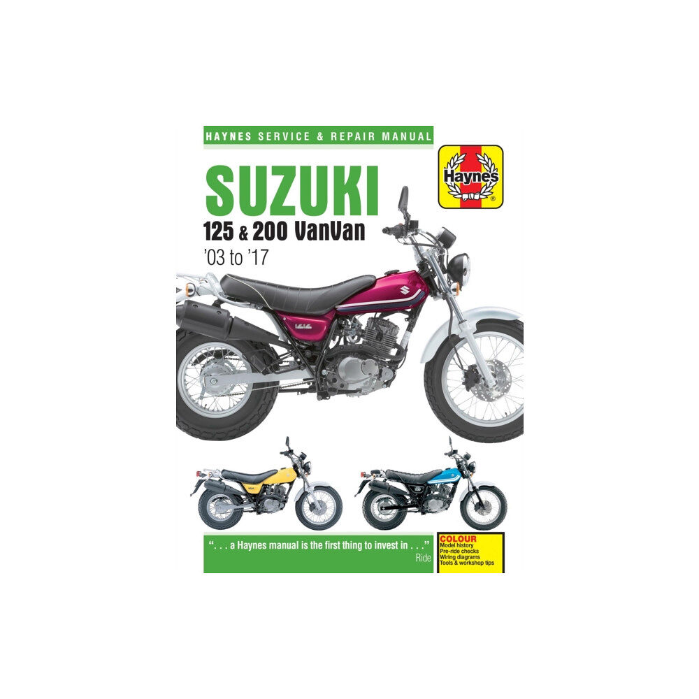 Haynes Publishing Group Suzuki RV125/200 VanVan (03 - 17) Haynes Repair Manual (häftad, eng)