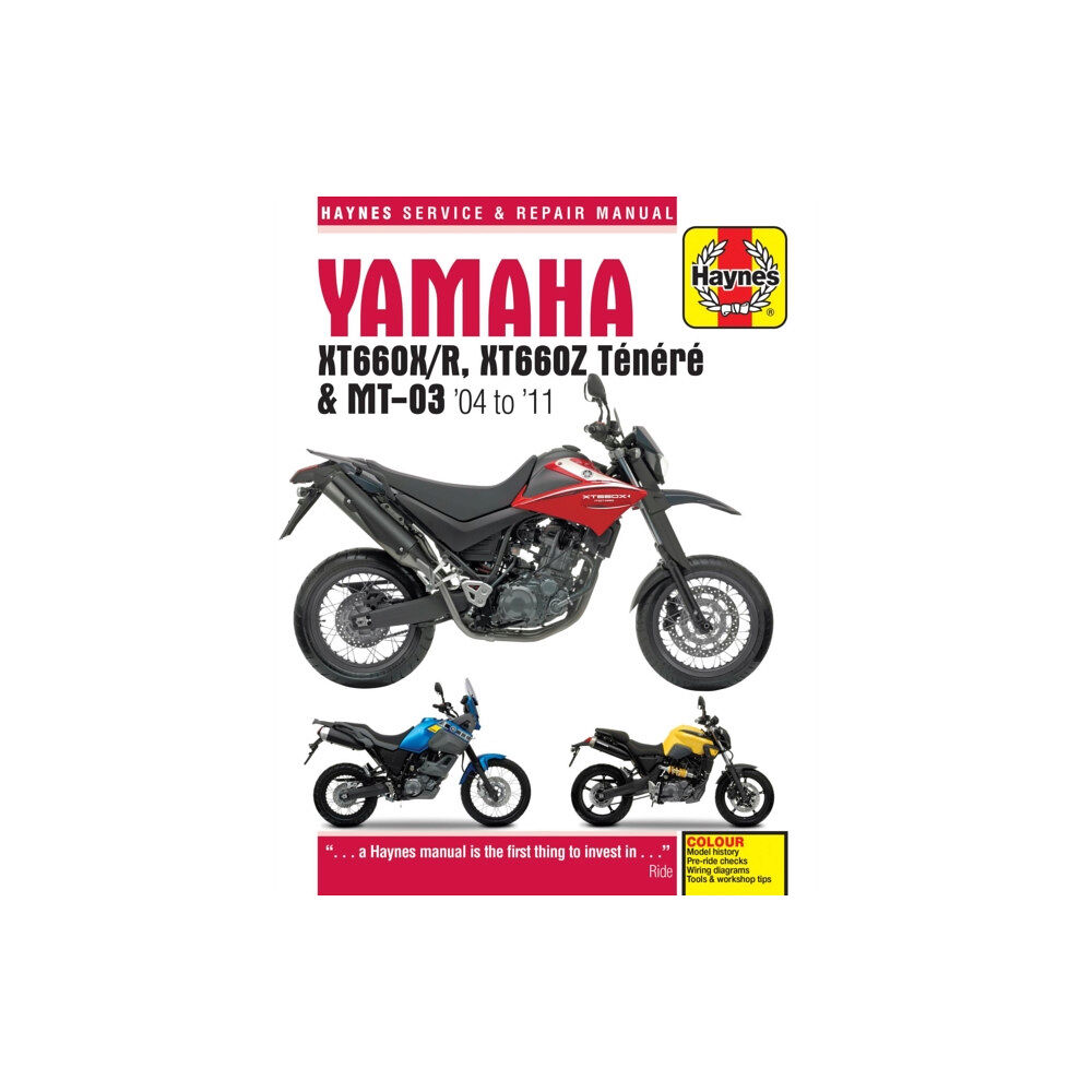 Haynes Publishing Group Yamaha XT660 & MT-03 (04 - 11) Haynes Repair Manual (häftad, eng)