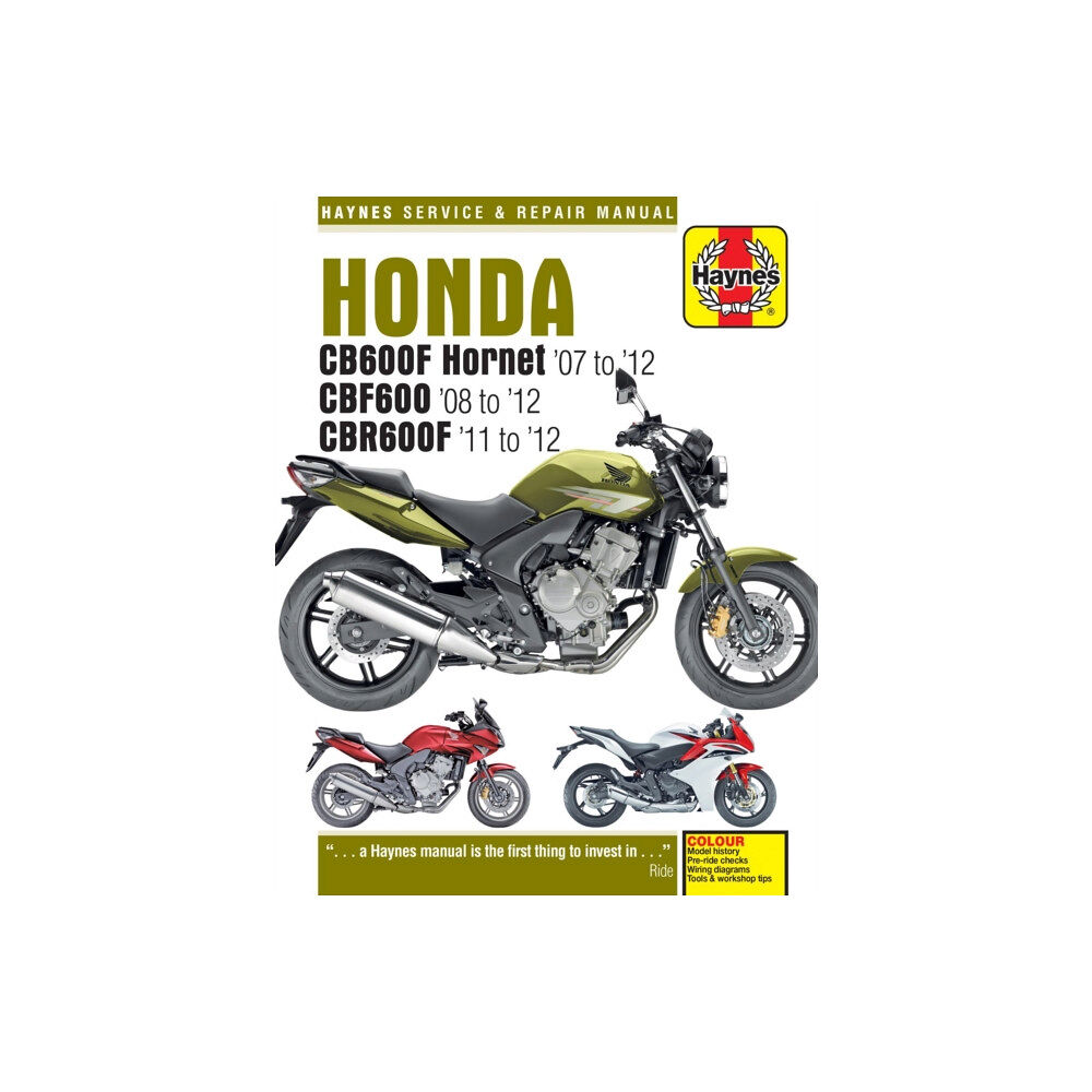 Haynes Publishing Group Honda CB600 Hornet, CBF600 & CBR600F (07 - 12) (häftad, eng)