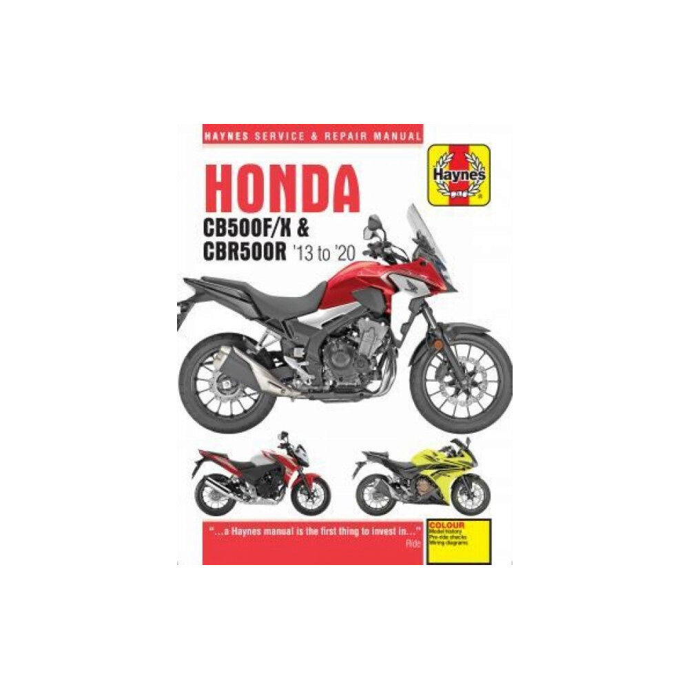 Haynes Publishing Group Honda CB500F/X & CBR500R update (13 -20) (häftad, eng)