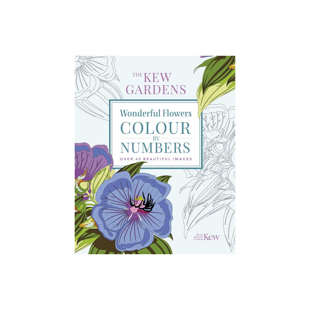 Arcturus publishing ltd The Kew Gardens Wonderful Flowers Colour-by-Numbers (häftad, eng)