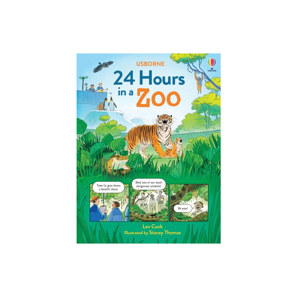 Usborne Publishing Ltd 24 Hours in a Zoo (inbunden, eng)