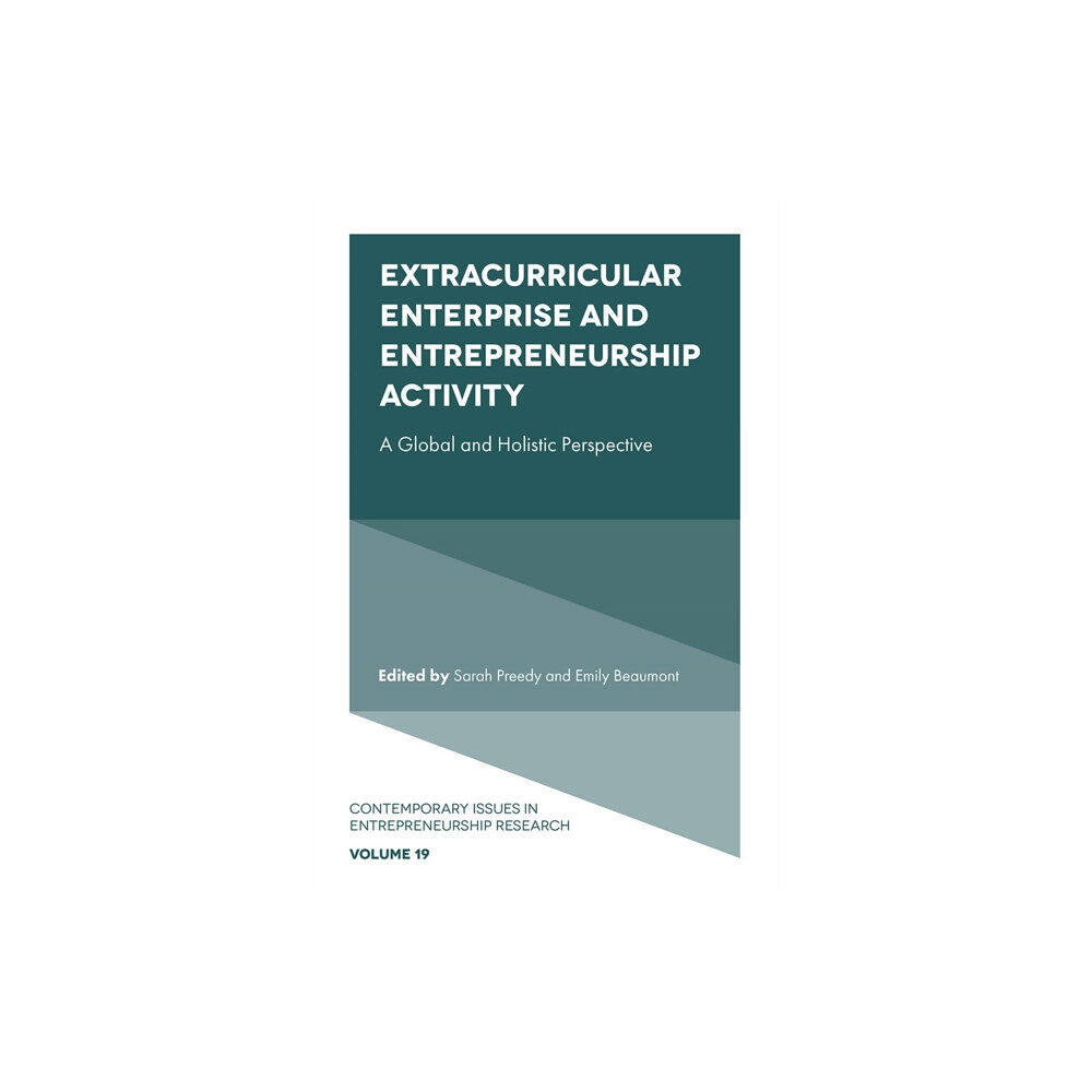 Emerald Publishing Limited Extracurricular Enterprise and Entrepreneurship Activity (inbunden, eng)