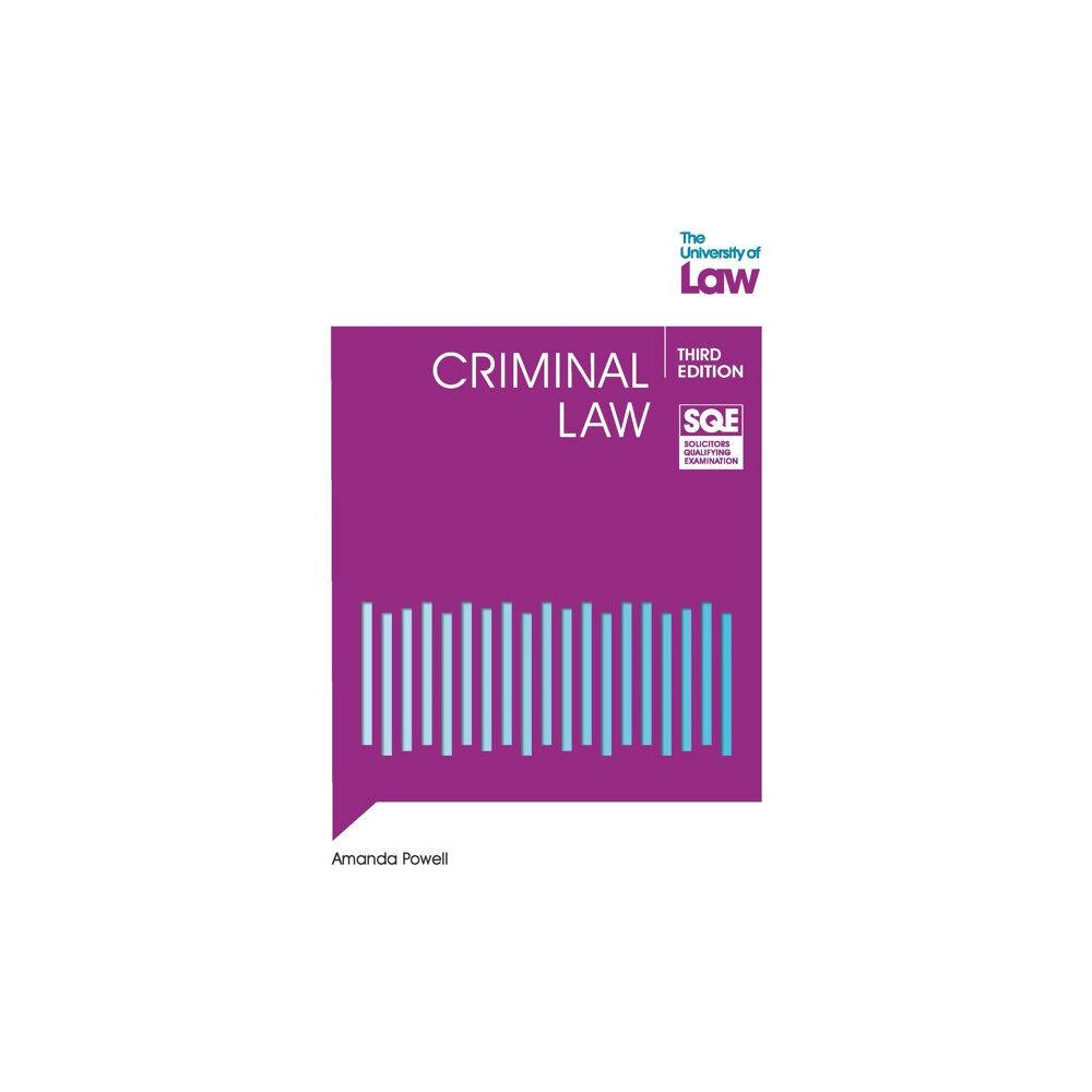 The University of Law Publishing Limited SQE - Criminal Law 3e (häftad, eng)