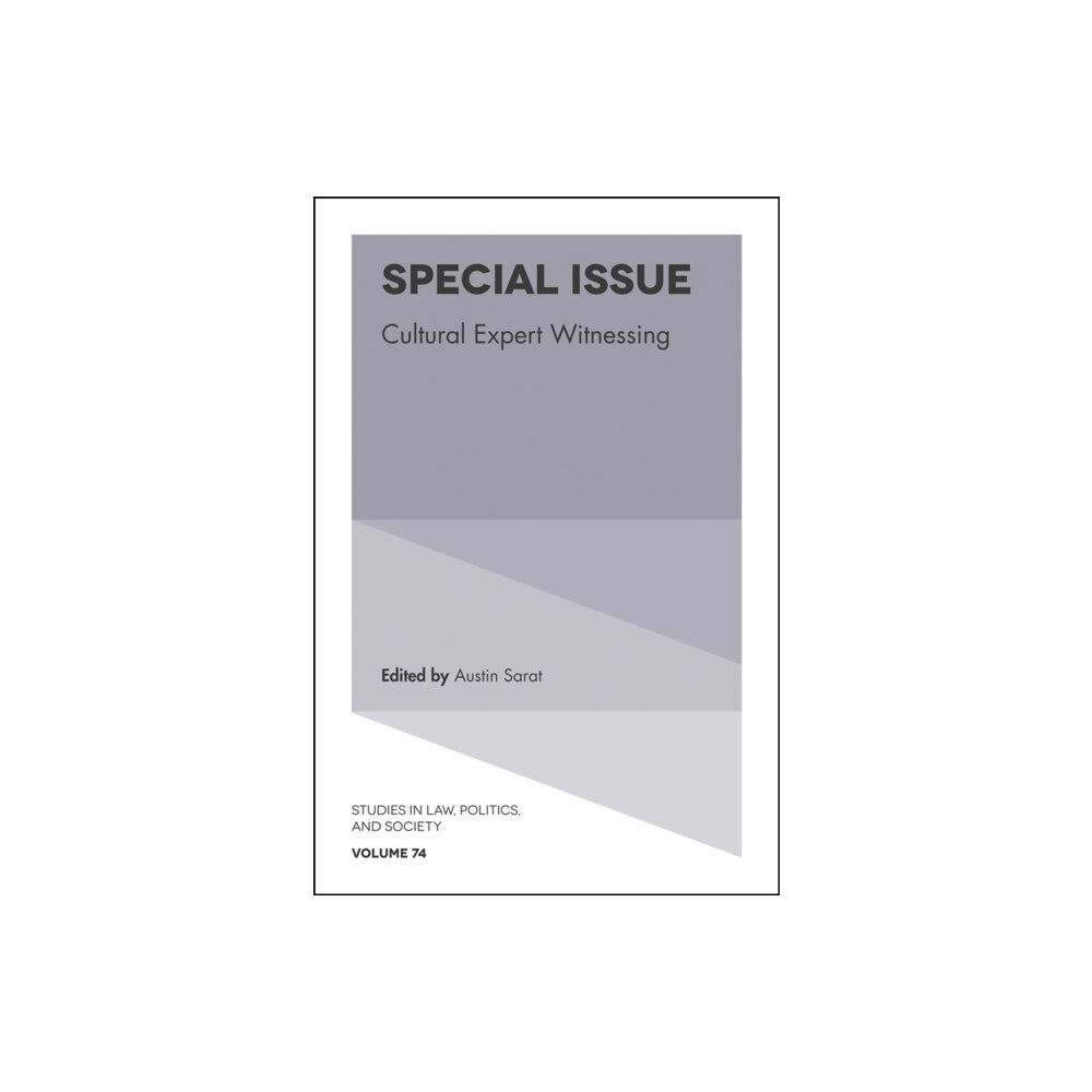 Emerald Publishing Limited Special Issue (inbunden, eng)