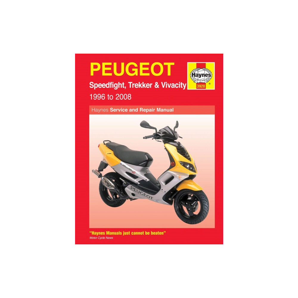 Haynes Publishing Group Peugeot Speedfight, Trekker & Vivacity Scooters ('96 - '08) (häftad, eng)