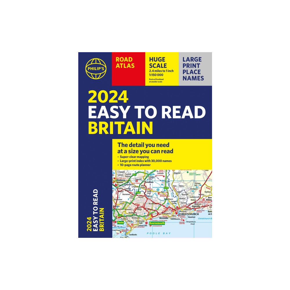 Octopus publishing group 2024 Philip's Easy to Read Britain Road Atlas (häftad, eng)