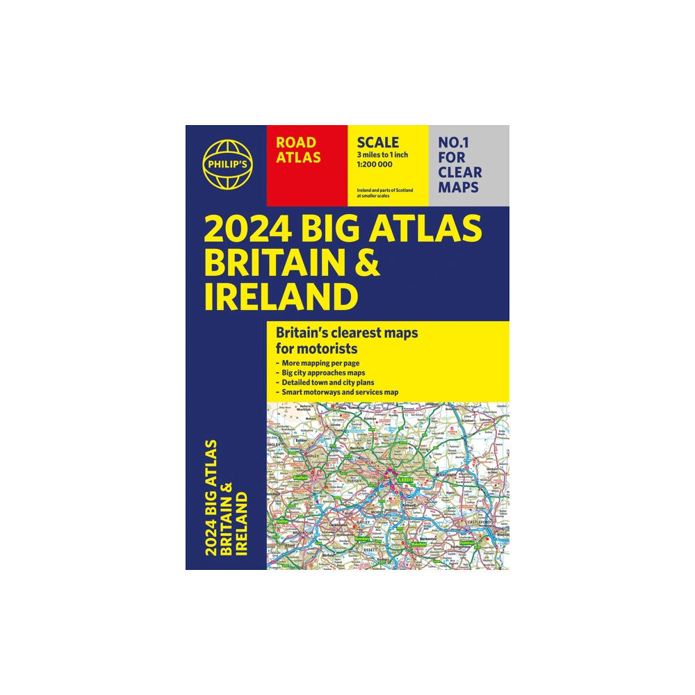 Octopus publishing group 2024 Philip's Big Road Atlas Britain & Ireland (häftad, eng)