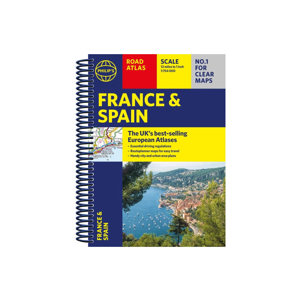 Octopus publishing group Philip's France and Spain Road Atlas (bok, spiral, eng)