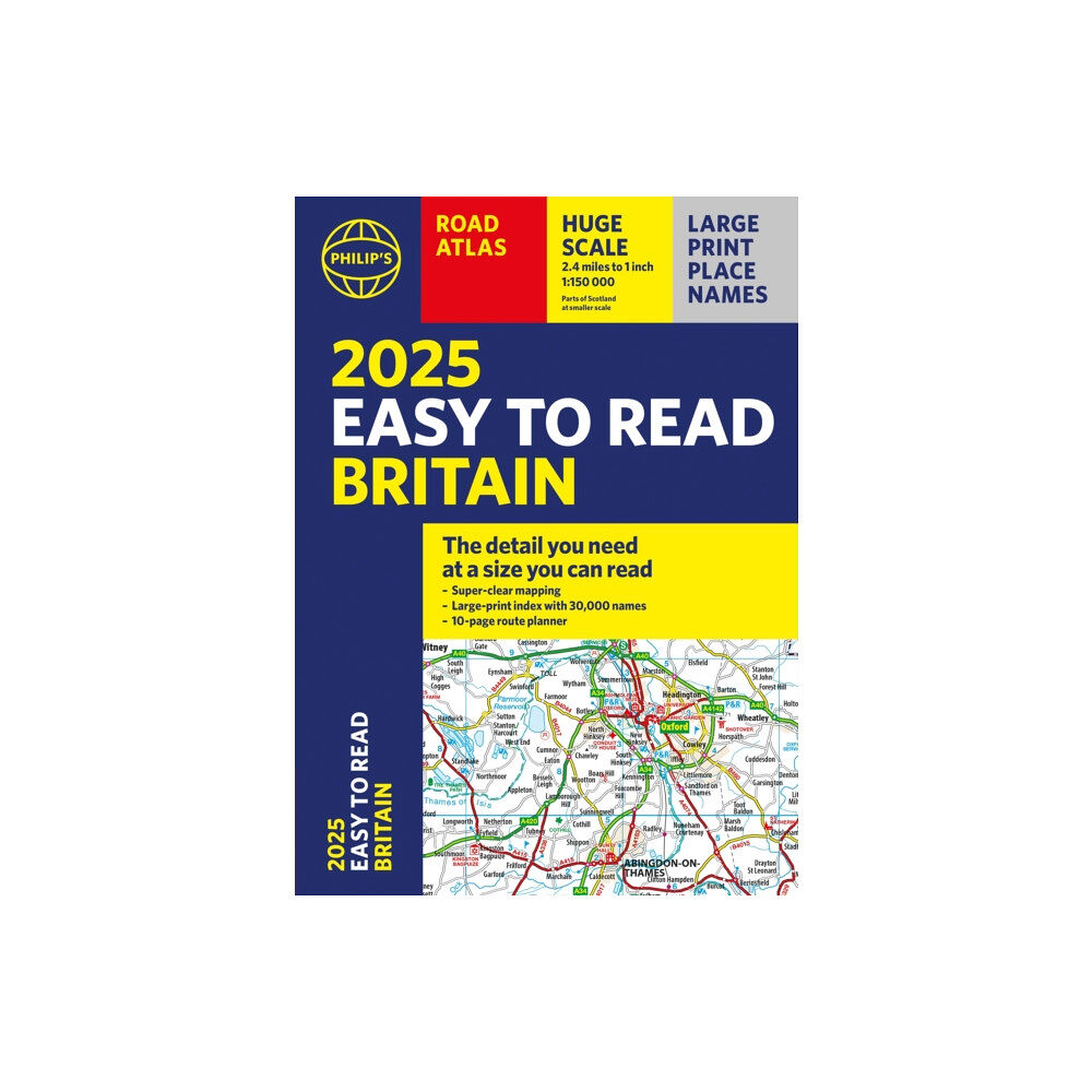 Octopus publishing group 2025 Philip's Easy to Read Road Atlas of Britain (häftad, eng)