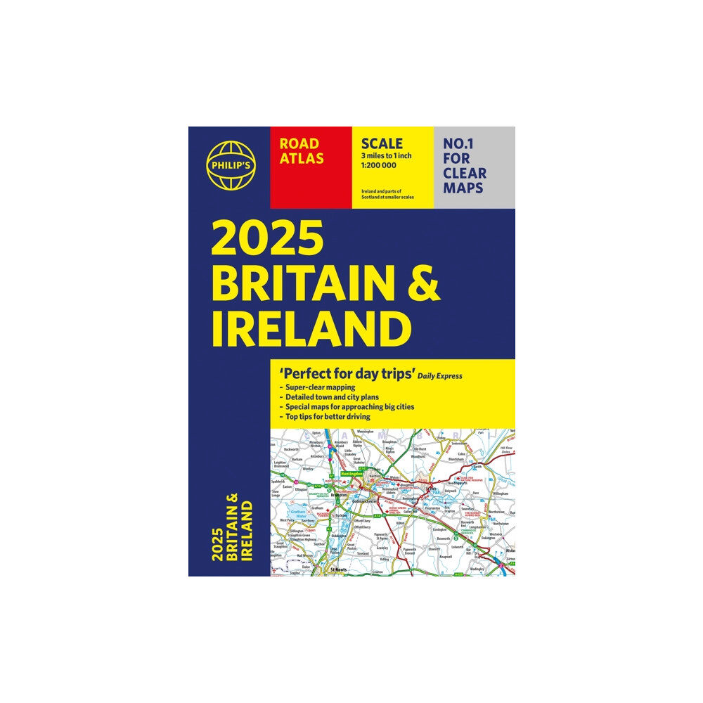 Octopus publishing group 2025 Philip's Road Atlas Britain and Ireland (häftad, eng)