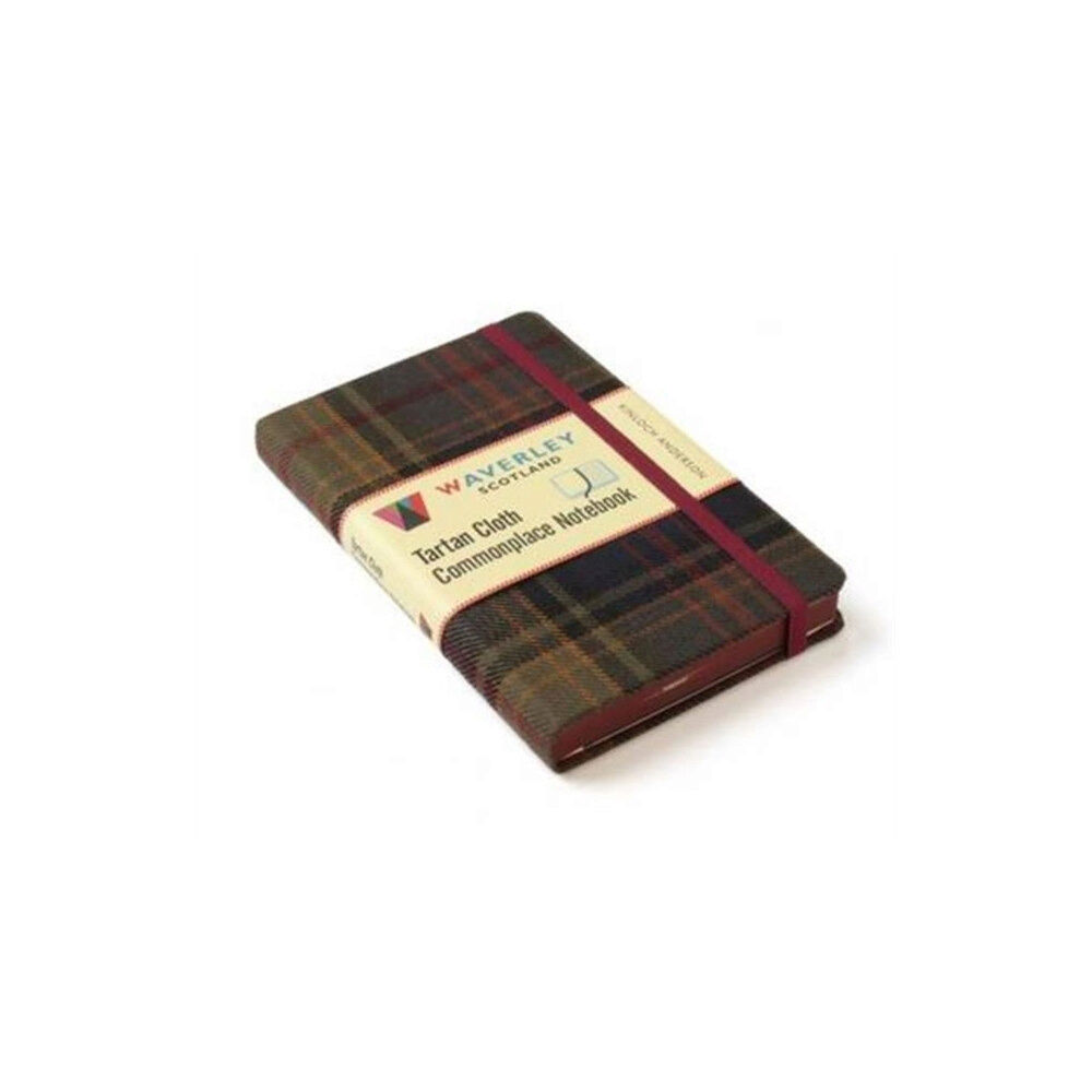 The Gresham Publishing Co. Ltd Waverley (M): Kinloch Anderson Tartan Cloth Pocket Commonplace Notebook (inbunden, eng)