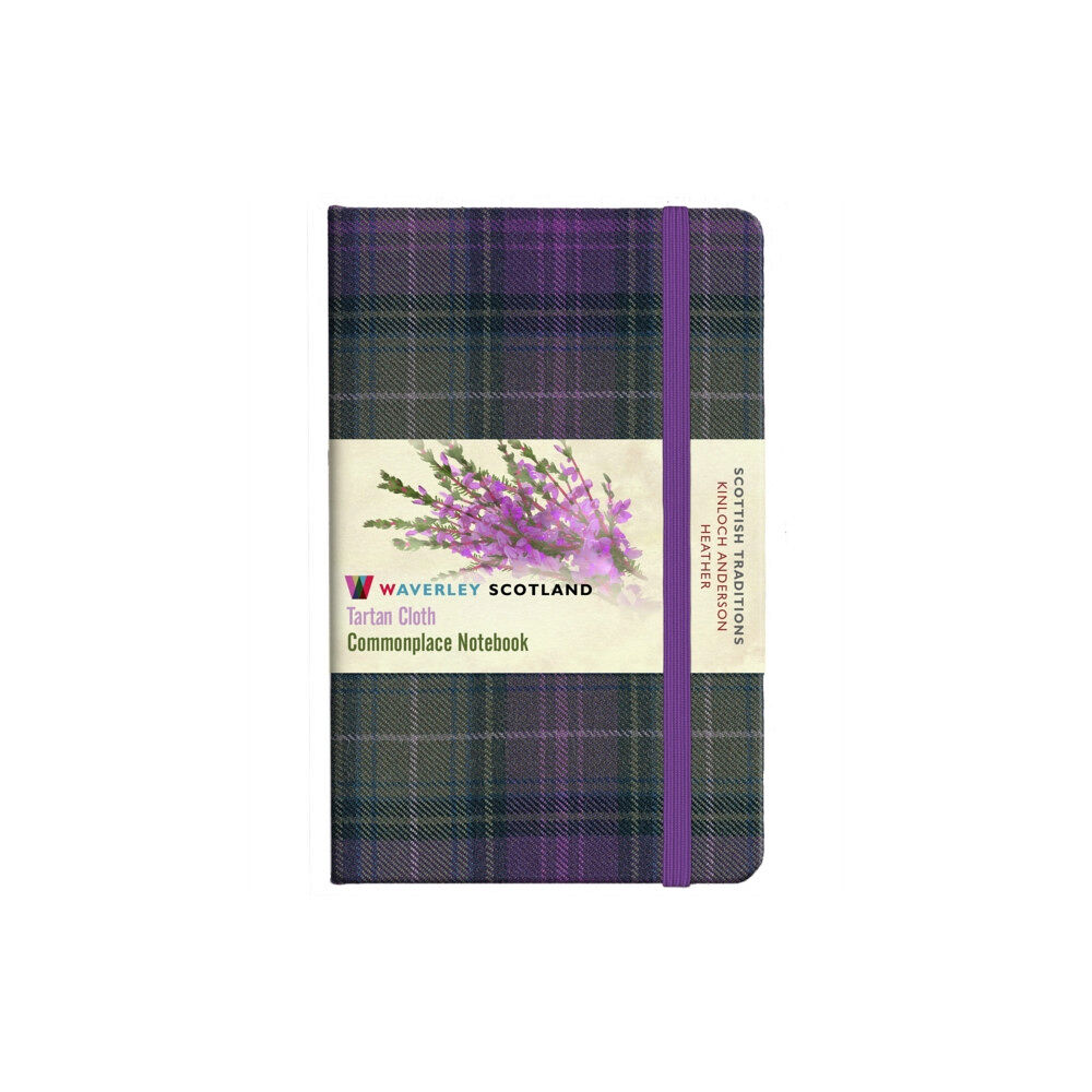 The Gresham Publishing Co. Ltd Waverley S.T. (M): Heather Pocket Genuine Tartan Cloth Commonplace Notebook (inbunden, eng)