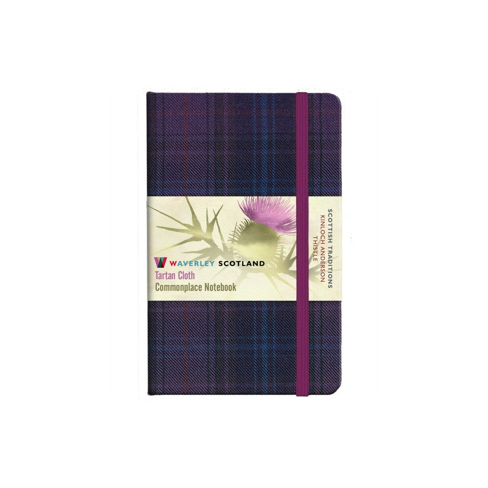 The Gresham Publishing Co. Ltd Thistle Tartan: Pocket: 14 x 9cm: Scottish Traditions: Waverley Genuine Tartan Cloth Commonplace Notebook (inbunden, eng...