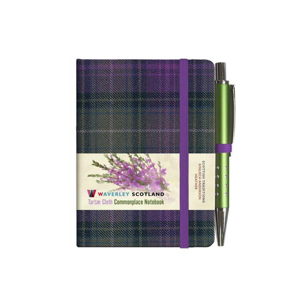 The Gresham Publishing Co. Ltd Waverley S.T. (S): Heather Mini with Pen Pocket Genuine Tartan Cloth Commonplace Notebook (inbunden, eng)