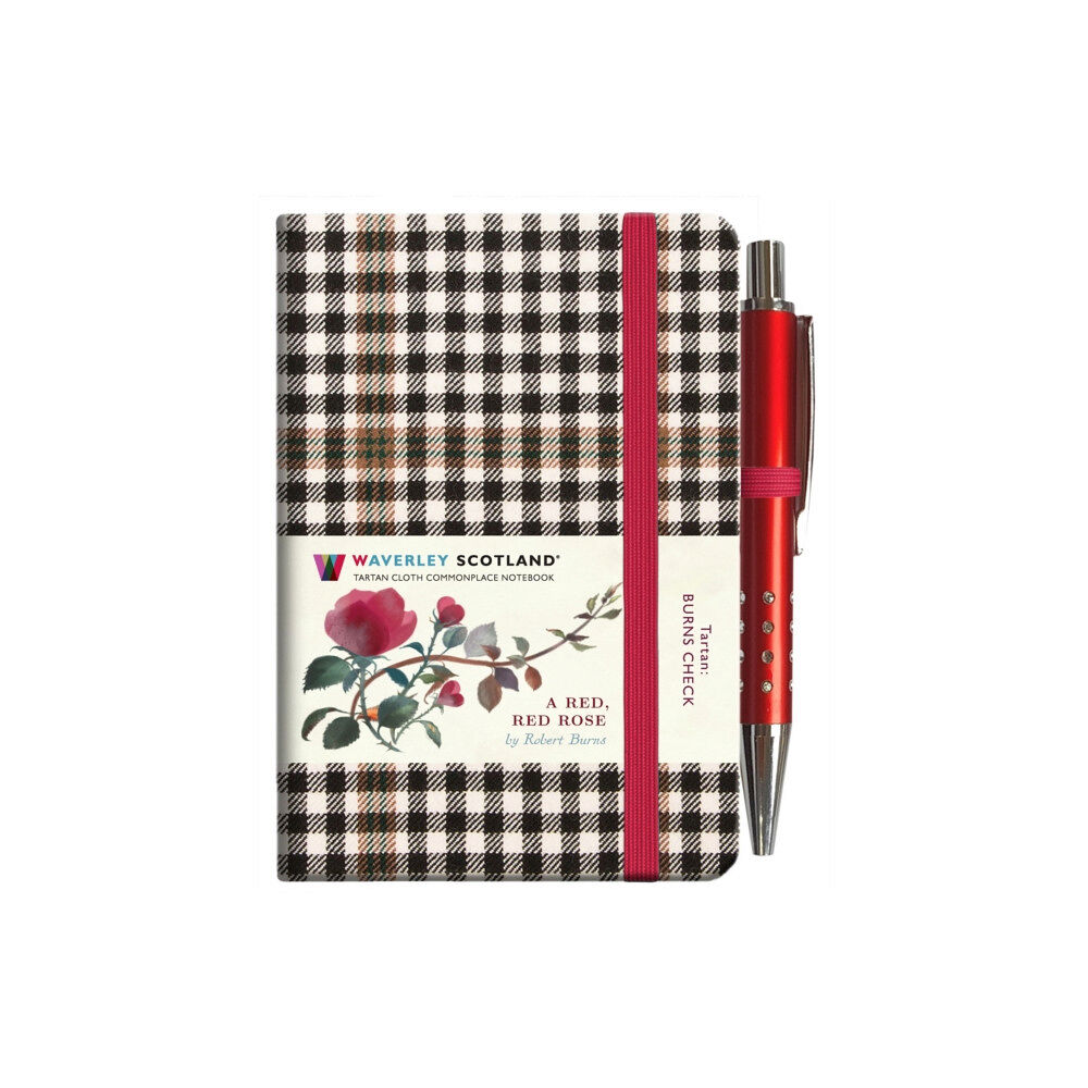 The Gresham Publishing Co. Ltd A Red, Red Rose Tartan Notebook (mini with pen) (Burns check tartan) (inbunden, eng)