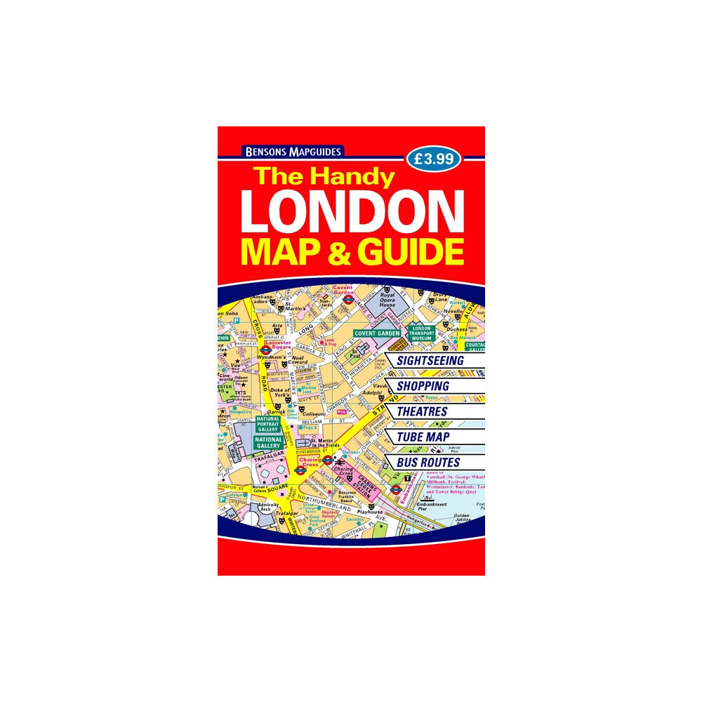 Bensons MapGuides The Handy London Map & Guide (häftad, eng)