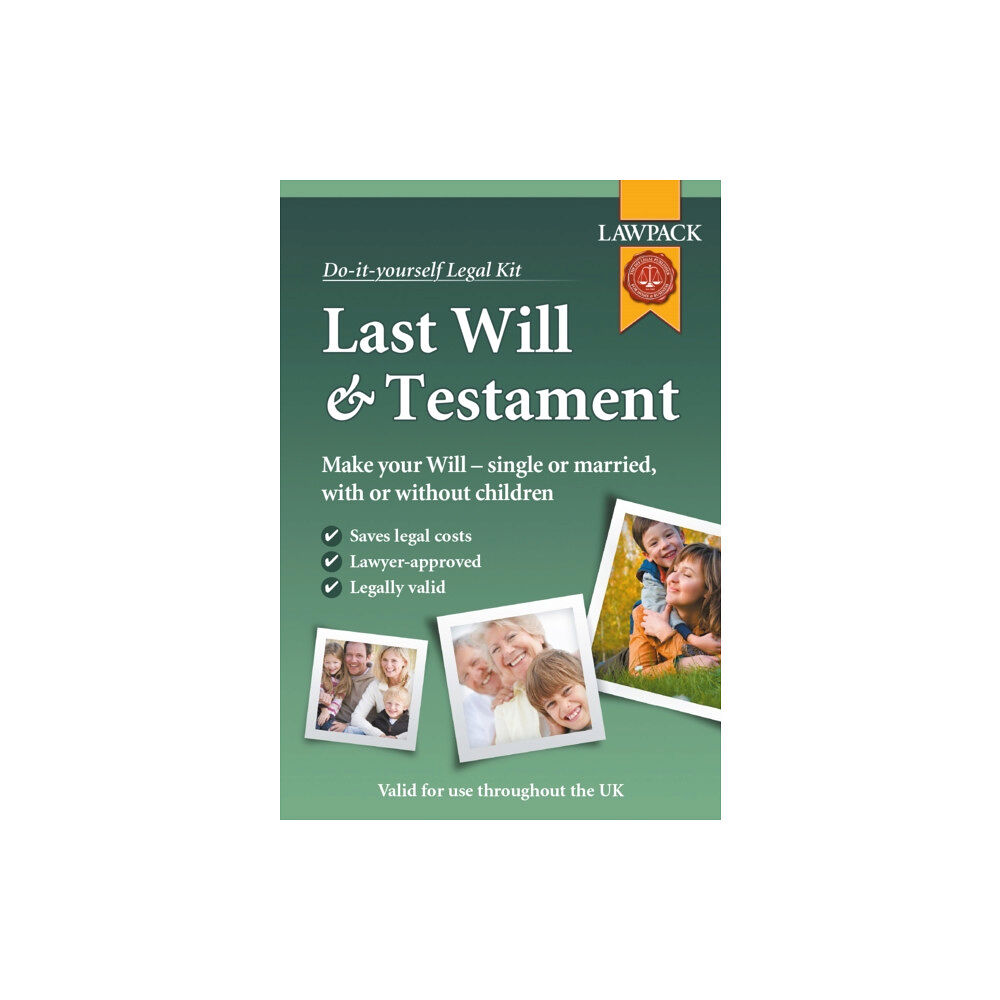 Lawpack Publishing Ltd Last Will & Testament Kit (Do It Yourself Kit) (häftad, eng)