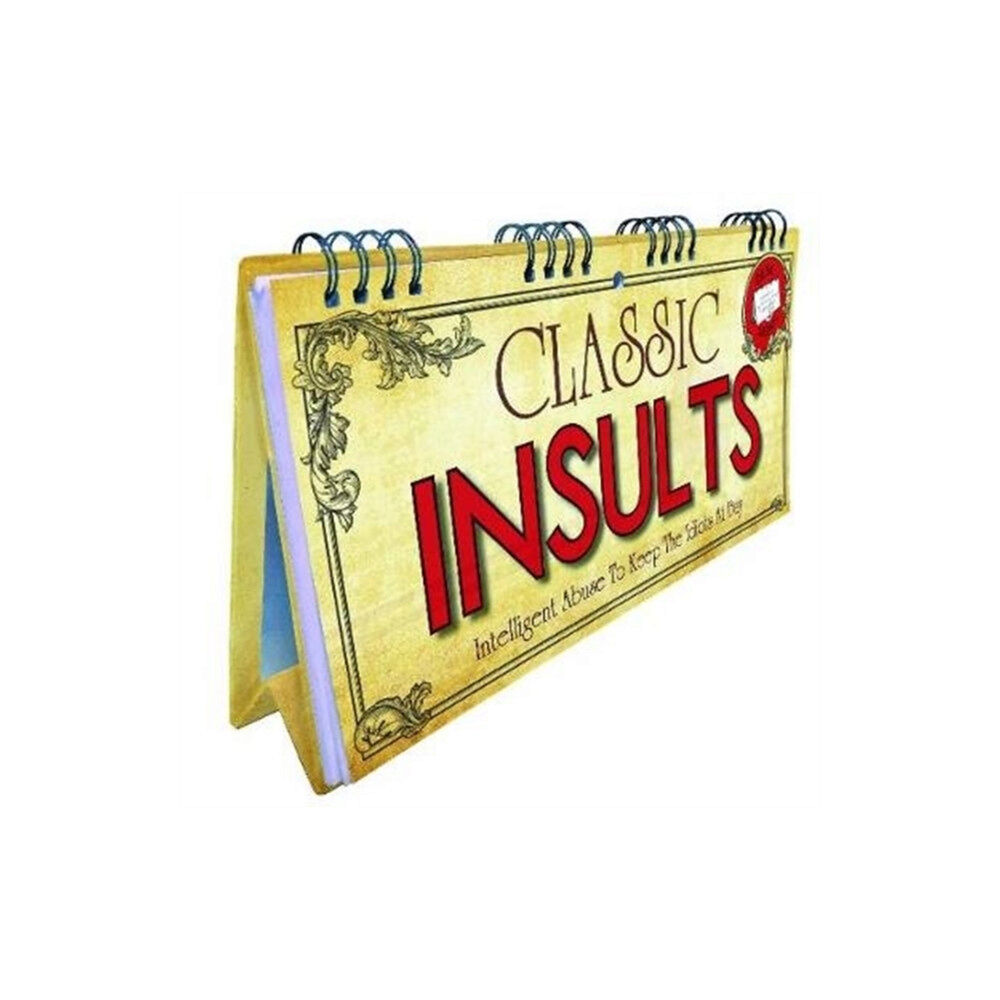 Books By Boxer Classic Insults Flip Book (bok, spiral, eng)