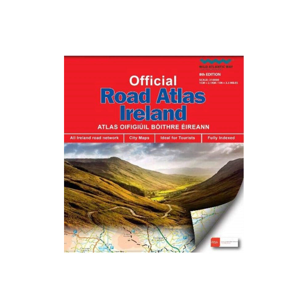 Ordnance Survey Official Road Atlas Ireland (häftad, eng)