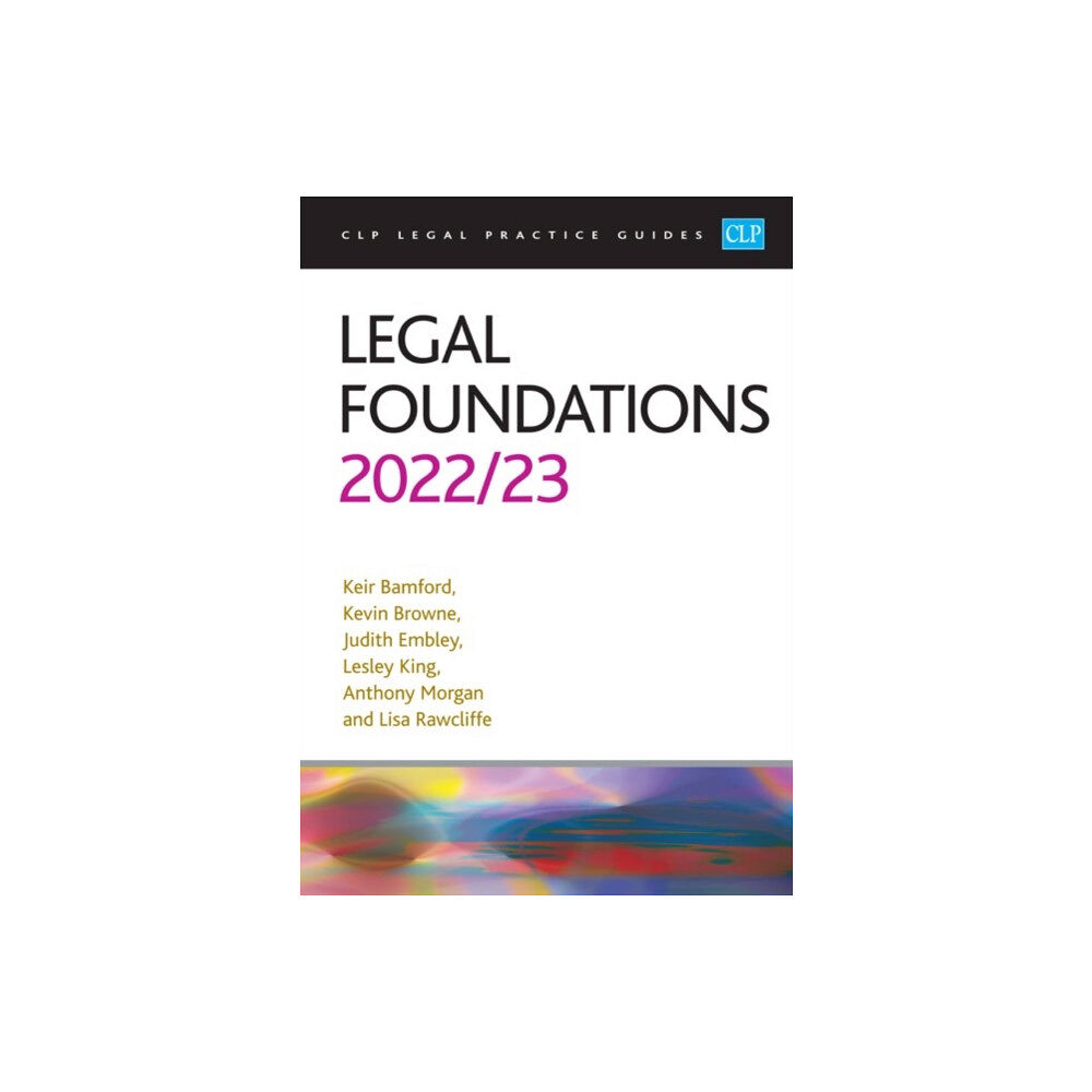 The University of Law Publishing Limited Legal Foundations 2022/2023 (häftad, eng)