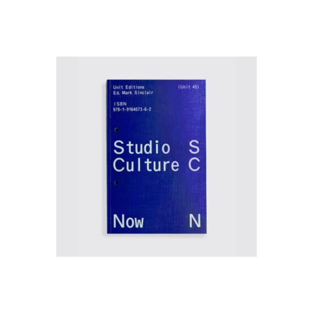 Unit Editions Studio Culture Now (häftad, eng)