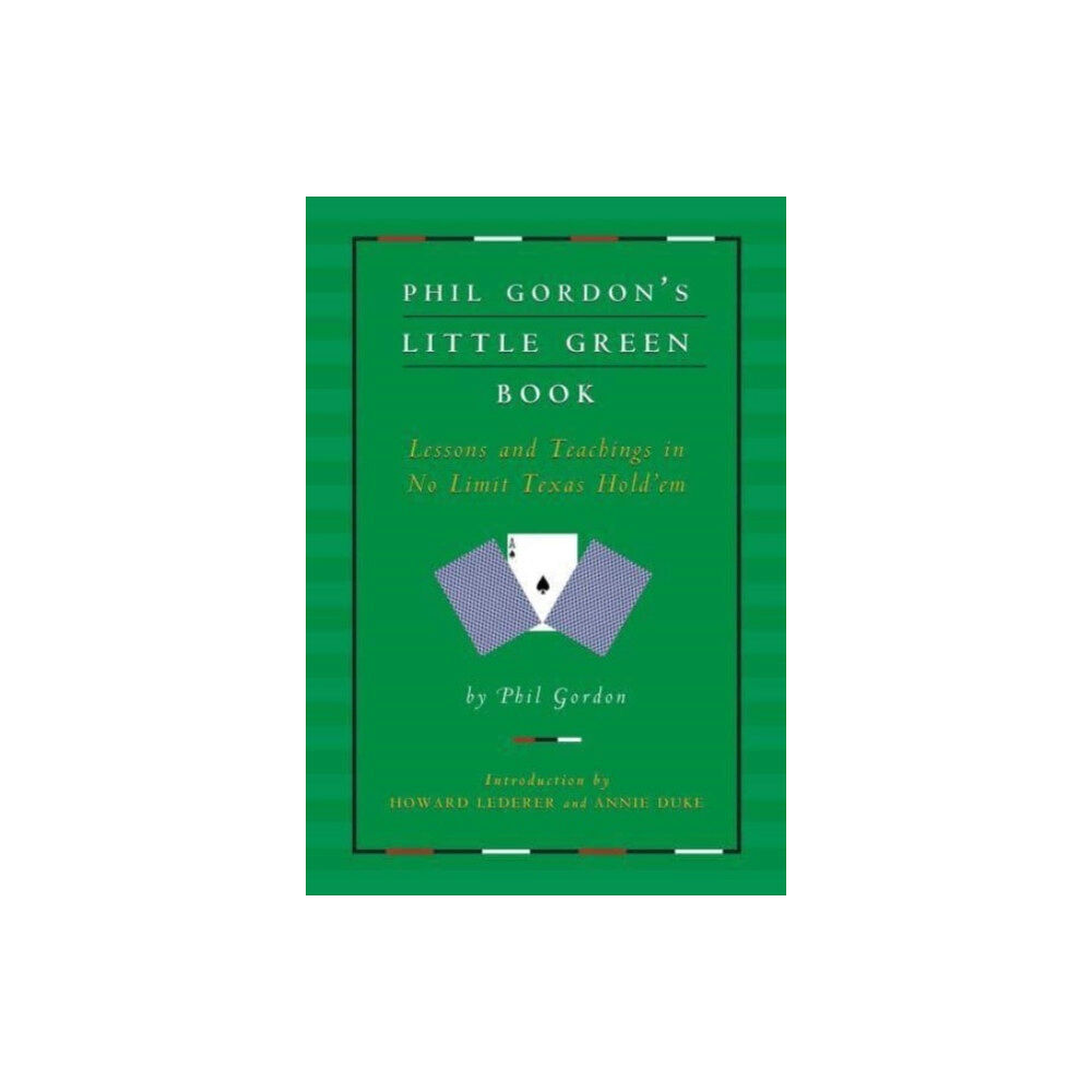 Simon & Schuster Phil Gordon's Little Green Book (häftad, eng)