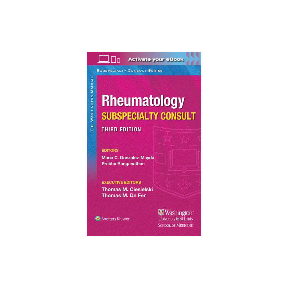 Wolters Kluwer Health Washington Manual Rheumatology Subspecialty Consult (häftad, eng)