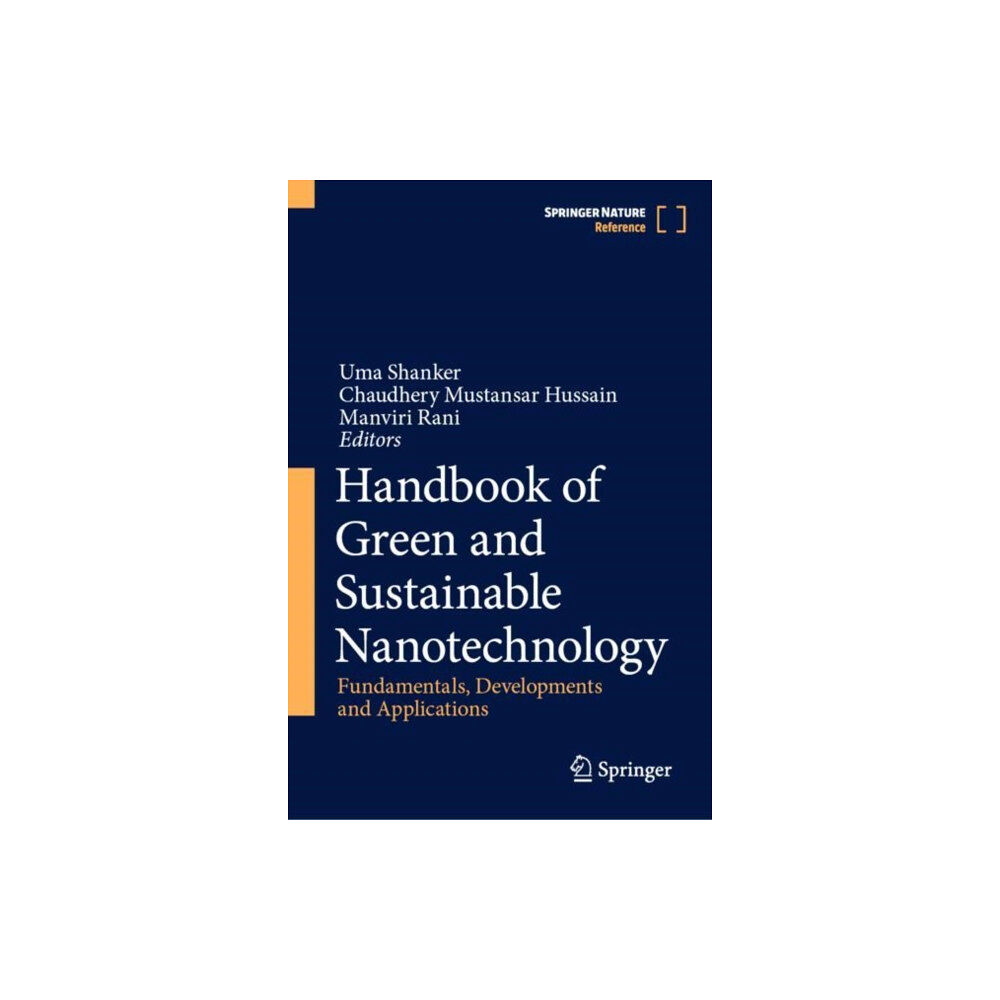 Springer International Publishing AG Handbook of Green and Sustainable Nanotechnology (inbunden, eng)