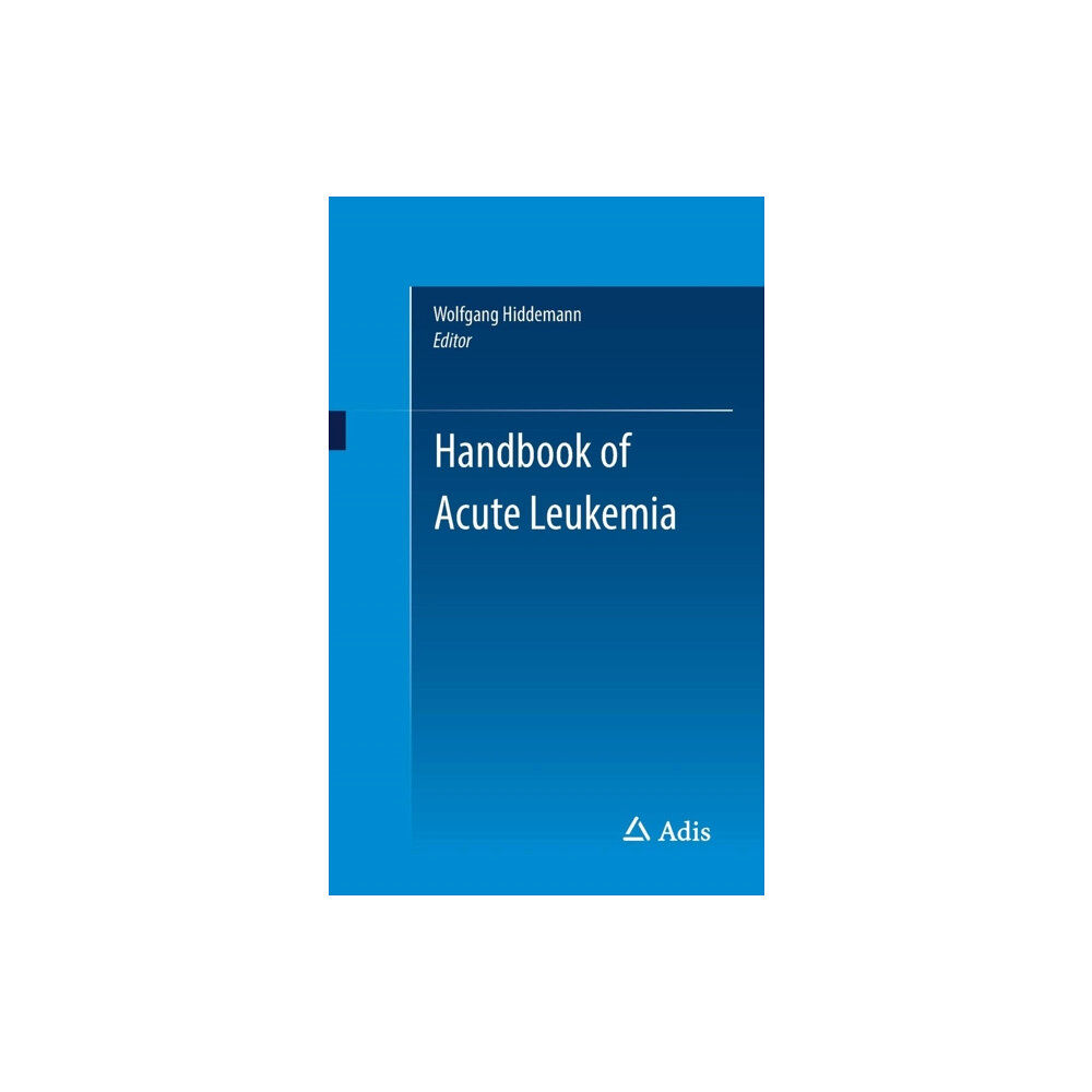 Springer International Publishing AG Handbook of Acute Leukemia (häftad, eng)