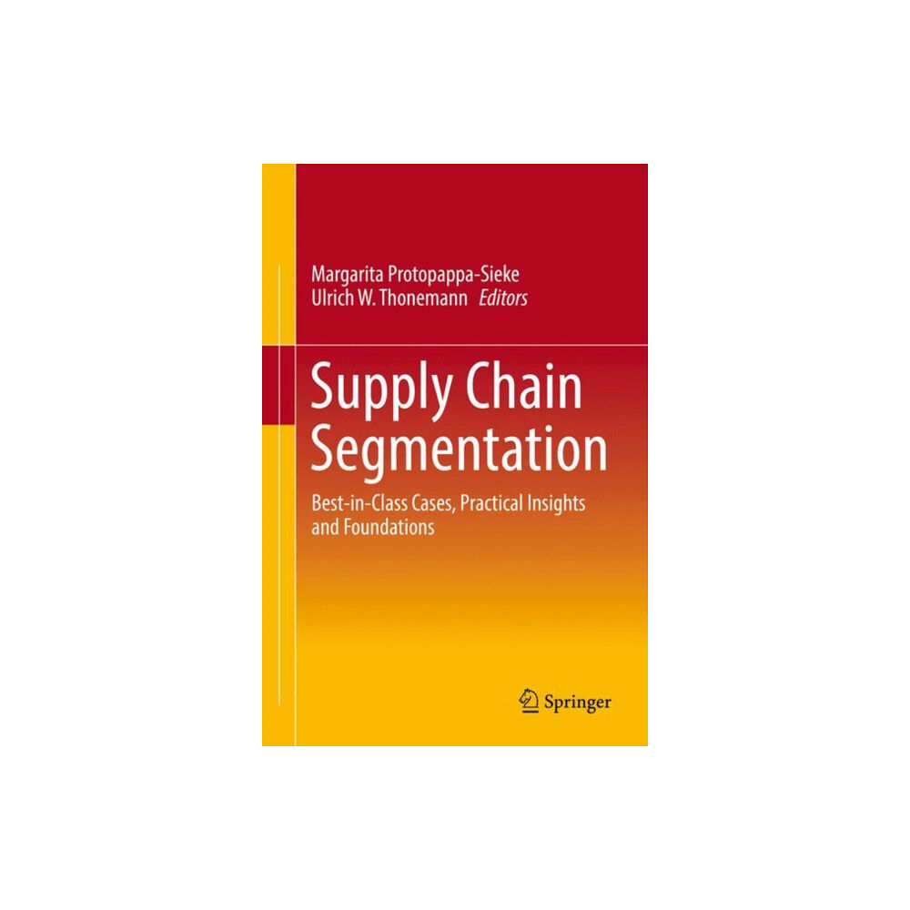 Springer International Publishing AG Supply Chain Segmentation (inbunden, eng)