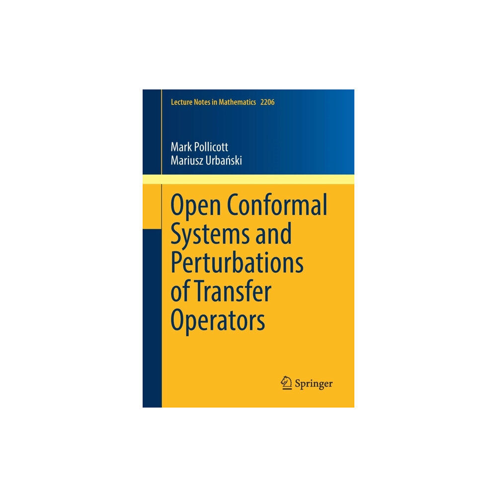 Springer International Publishing AG Open Conformal Systems and Perturbations of Transfer Operators (häftad, eng)