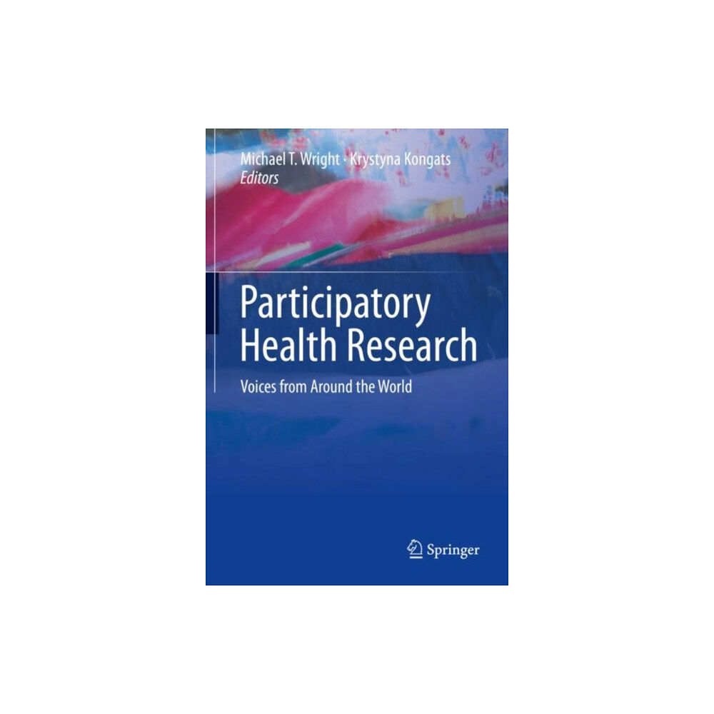 Springer International Publishing AG Participatory Health Research (inbunden, eng)