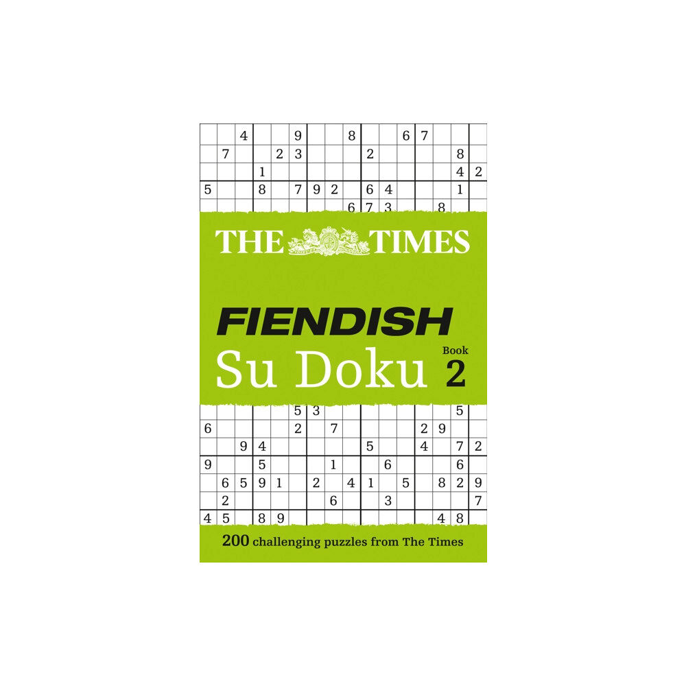 HarperCollins Publishers The Times Fiendish Su Doku Book 2 (häftad, eng)