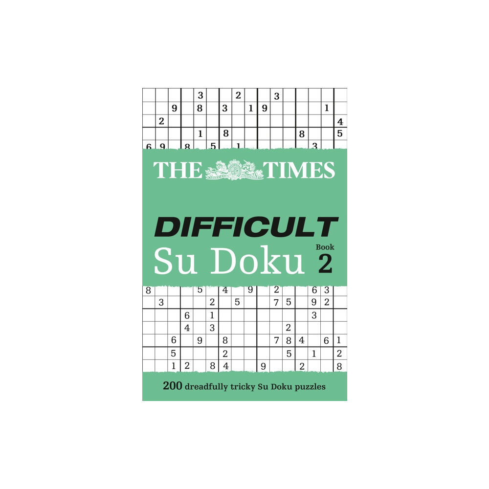 HarperCollins Publishers The Times Difficult Su Doku Book 2 (häftad, eng)
