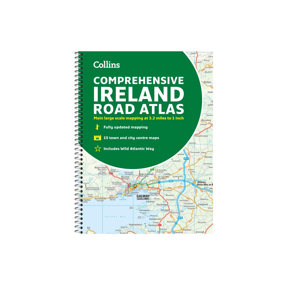 HarperCollins Publishers Comprehensive Road Atlas Ireland (bok, spiral, eng)