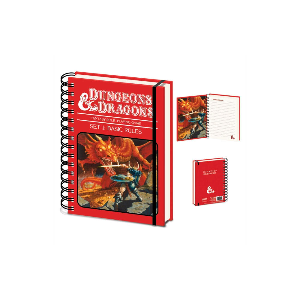 Pyramid International Dungeons & Dragons (Basic Rules) A5 Wiro Notebook (häftad, eng)