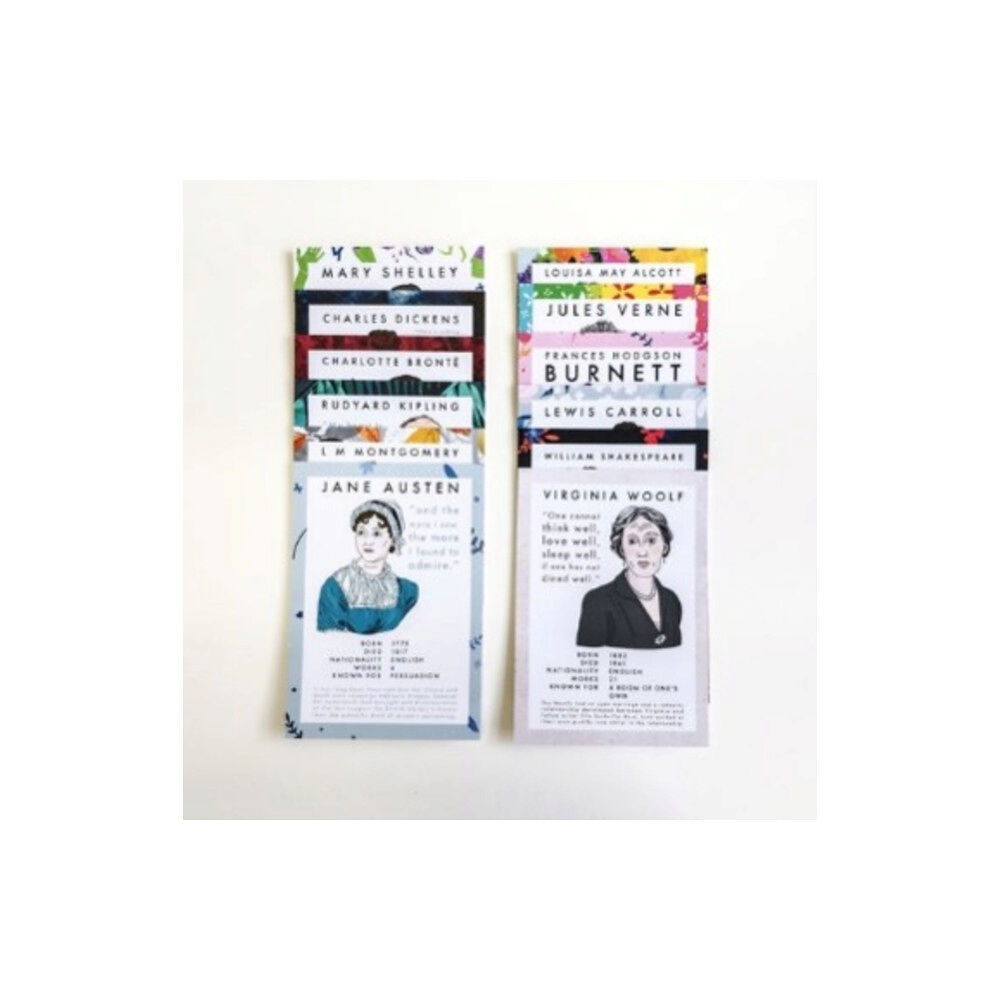 BOOKISHLY Classic Literature Authors - 12 Postcard Set (häftad, eng)