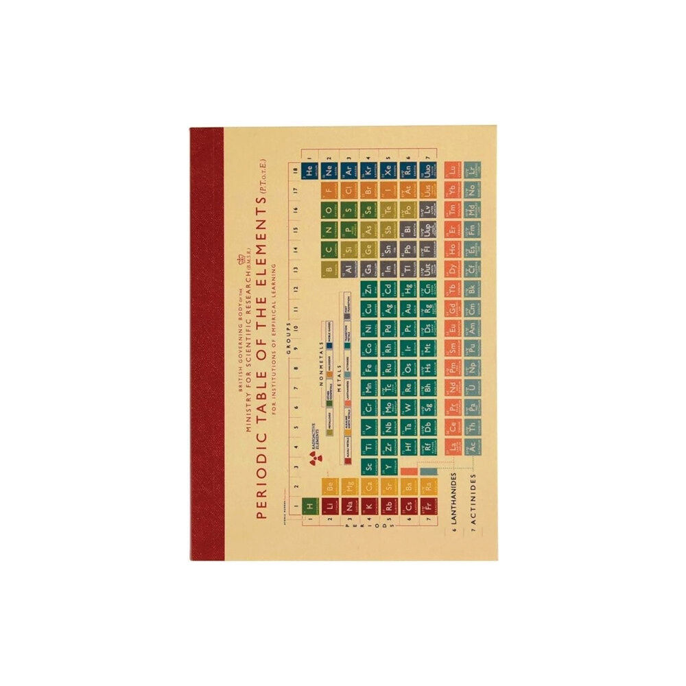 REX LONDON A6 notebook - Periodic Table (häftad, eng)