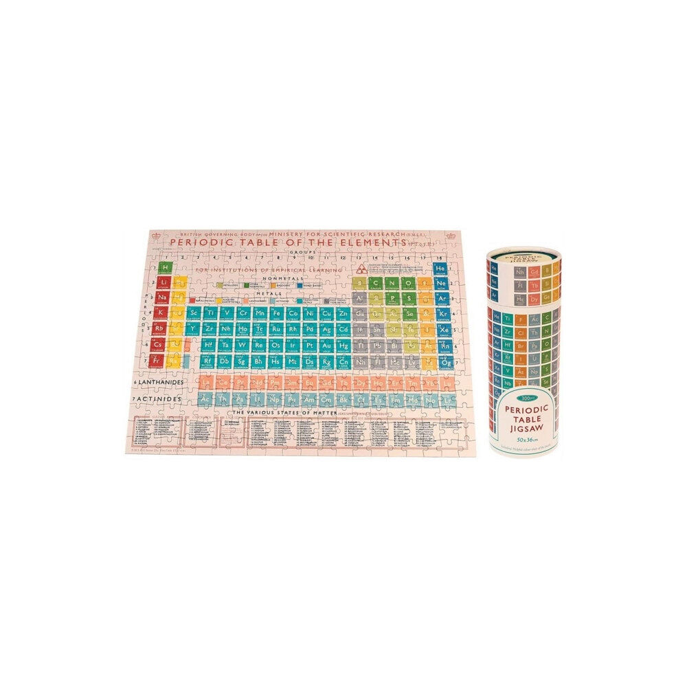 REX LONDON Jigsaw puzzle in a tube (300 piece) - Periodic Table (häftad, eng)