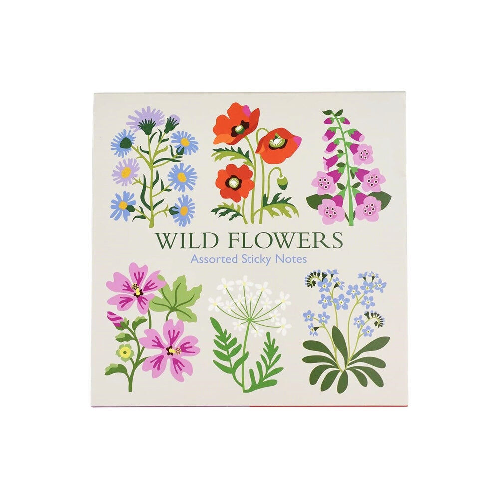 REX LONDON Sticky note set - Wild Flowers (häftad, eng)