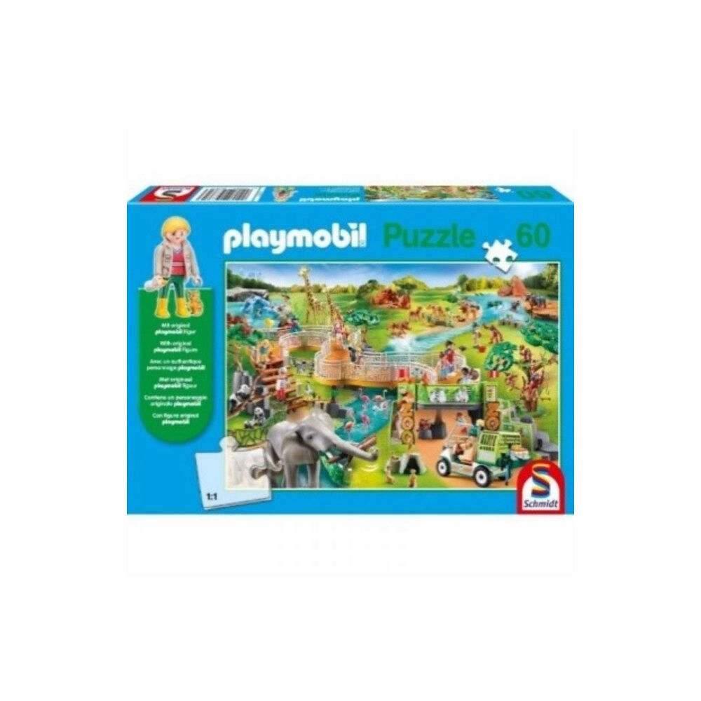 Asmodee Playmobil - A Zoo Adventure 60 Piece Schmidt Puzzle (häftad, eng)