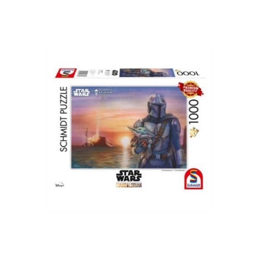 Asmodee Disney Star Wars - 'The Mandalorian - A New Direction' by Thomas Kinkade 1000 Piece Schmidt Puzzle (häftad, eng)