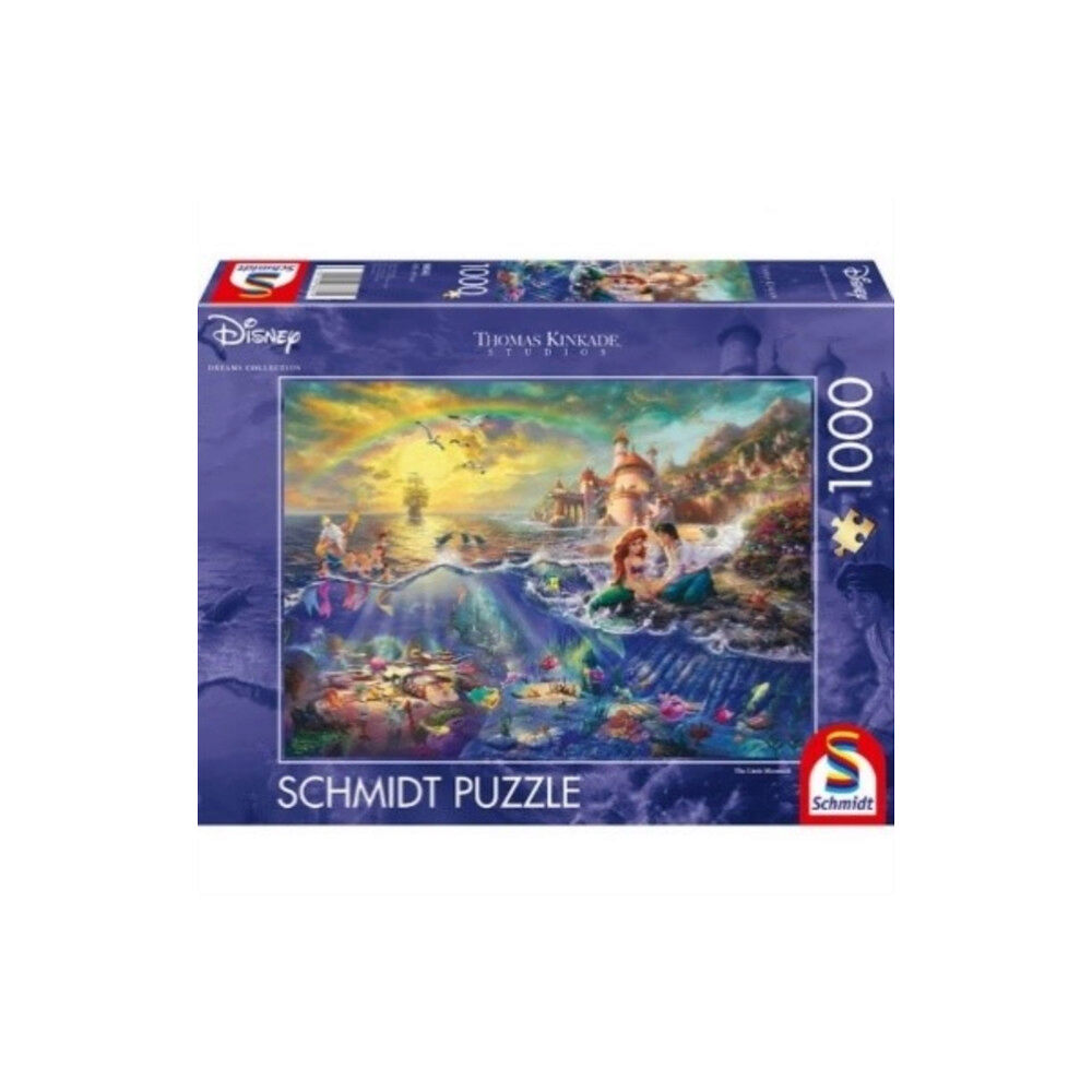 Asmodee Disney - The Little Mermaid by Thomas Kinkade 1000 Piece Schmidt Puzzle (häftad, eng)