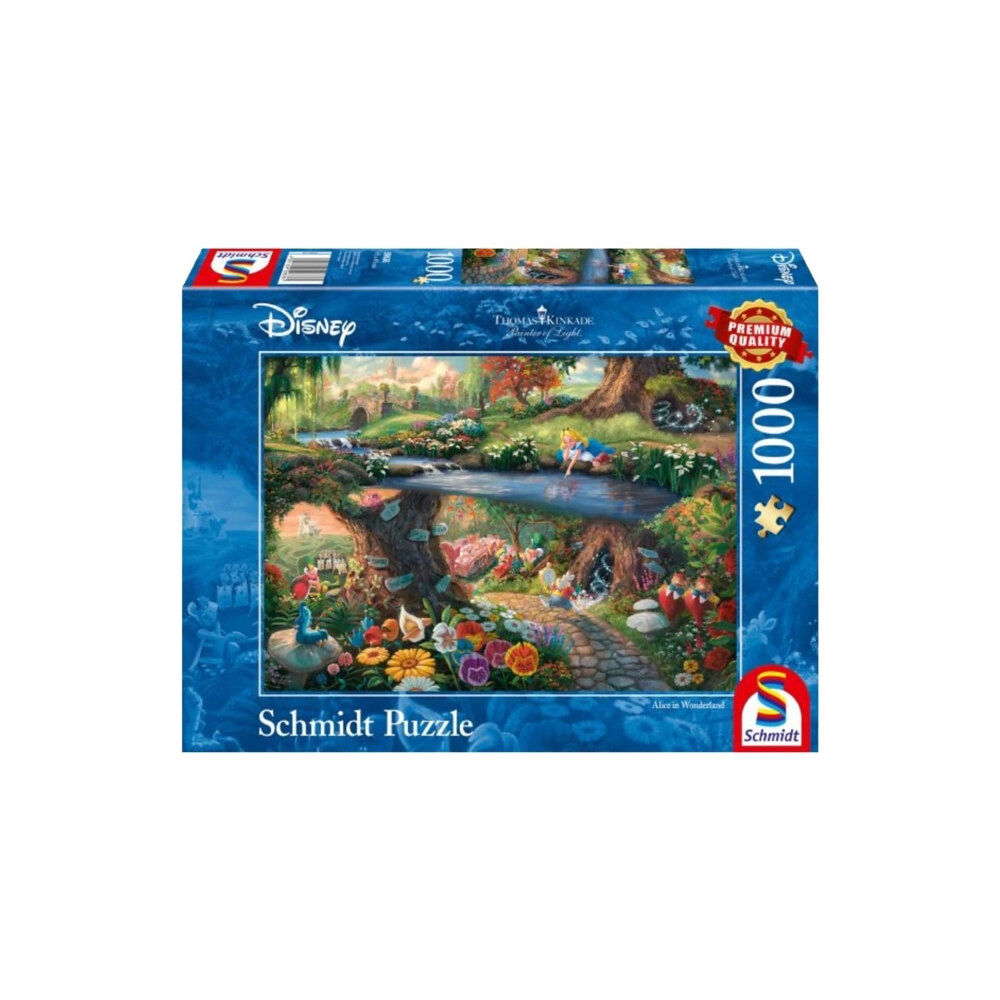 Asmodee Disney - Alice in Wonderland by Thomas Kinkade 1000 Piece Schmidt Puzzle (häftad, eng)