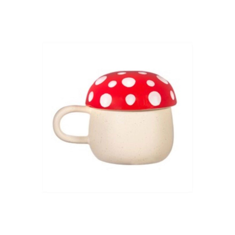 SASS & BELLE Sass & Belle Red Mushroom Mug with Lid (häftad, eng)