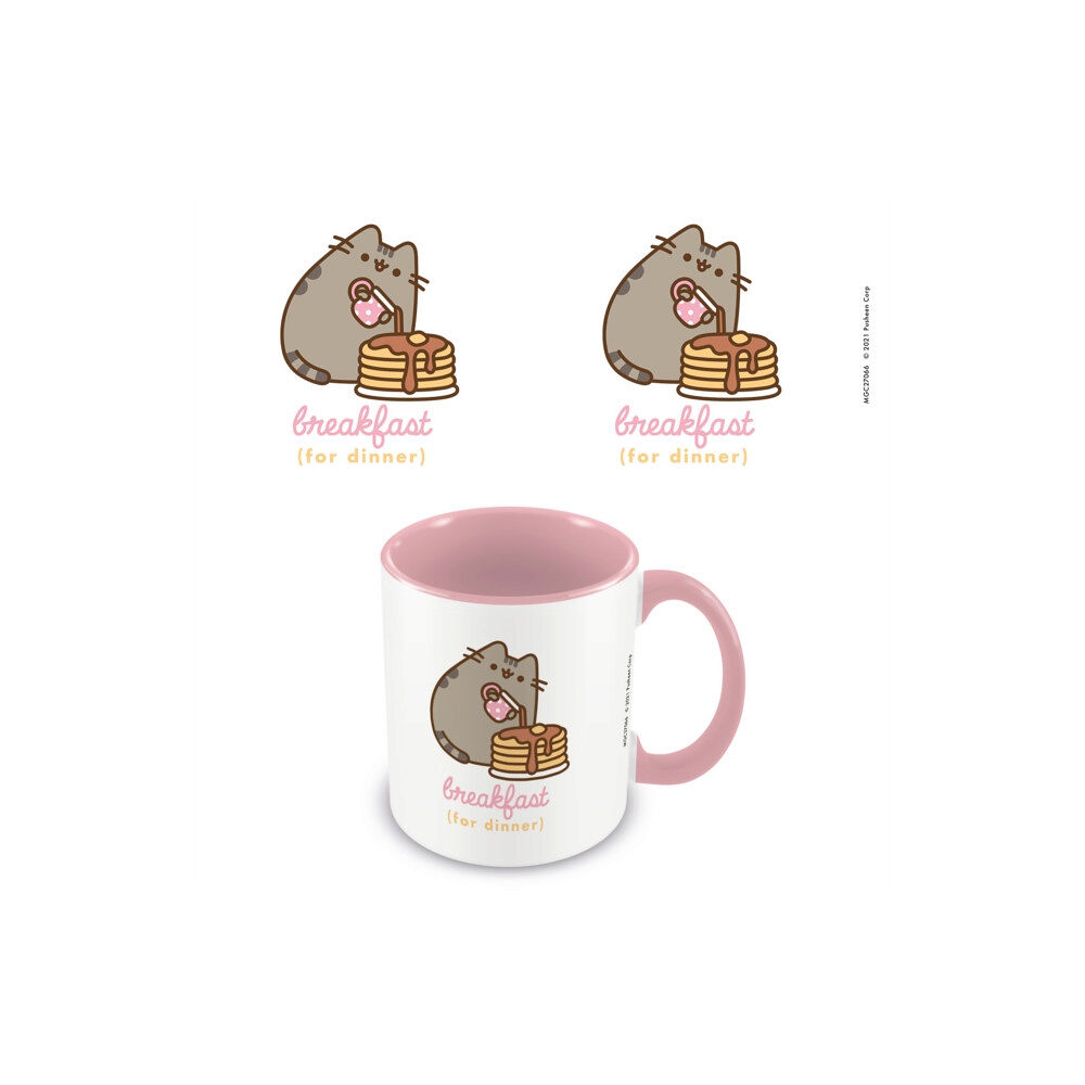 Pyramid International Pusheen Breakfast Pink 11oz/315ml Coloured Inner Mug (häftad, eng)