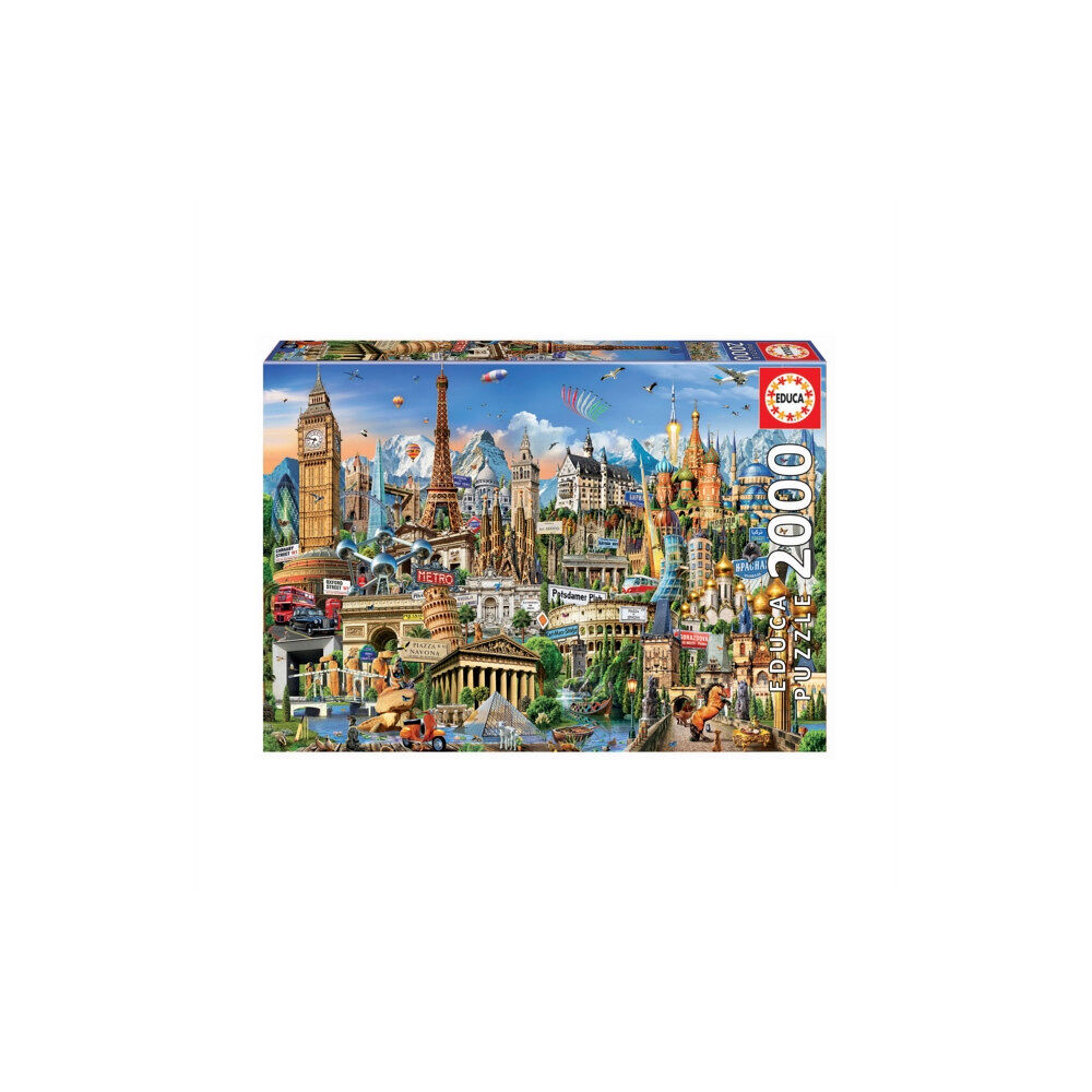 Paul Lamond Games Europe Landmarks 2000pc Puzzle (häftad, eng)